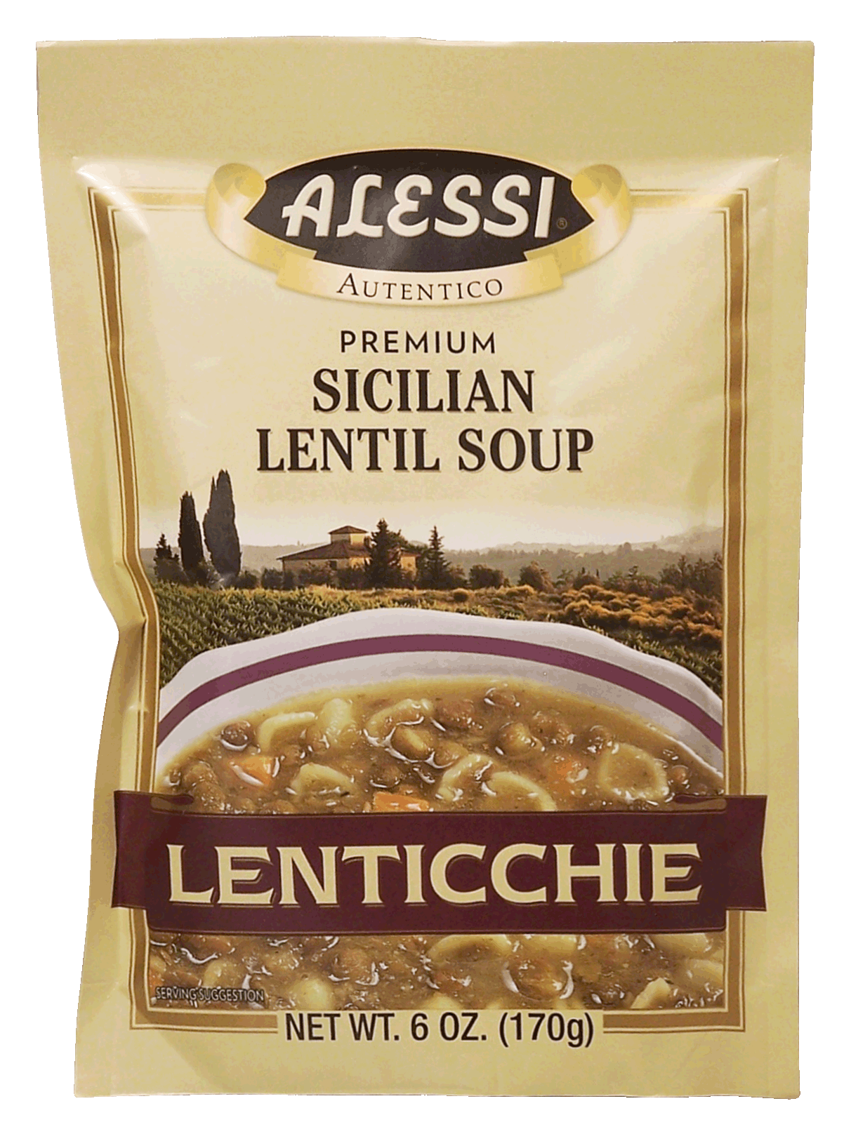 Alessi Authentico sicilian lentil soup, lenticchie Full-Size Picture